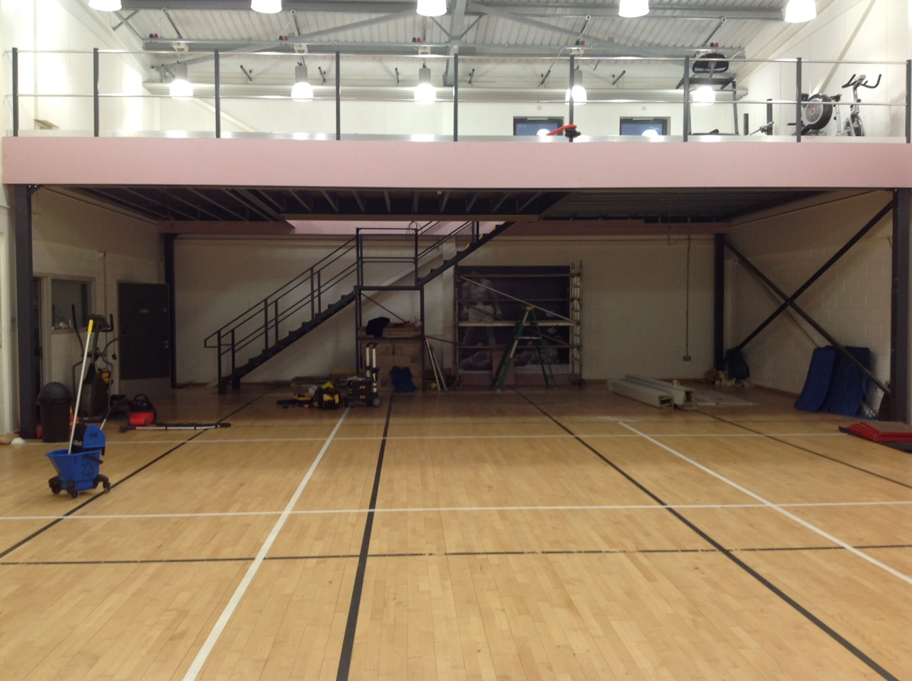 A new mezzanine floor for Woking Boxing Club