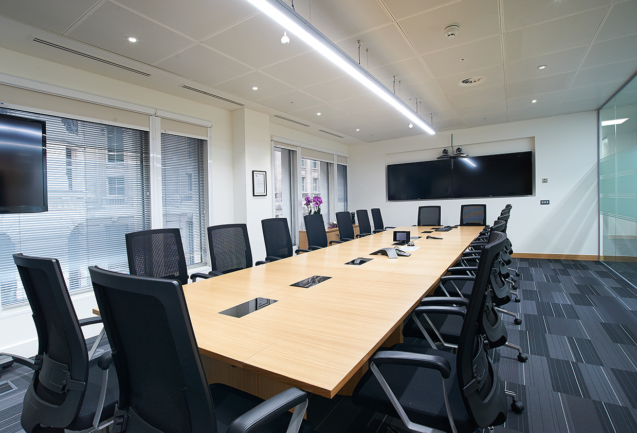 Office and Boardroom design, refurbishment and fit out for Amco