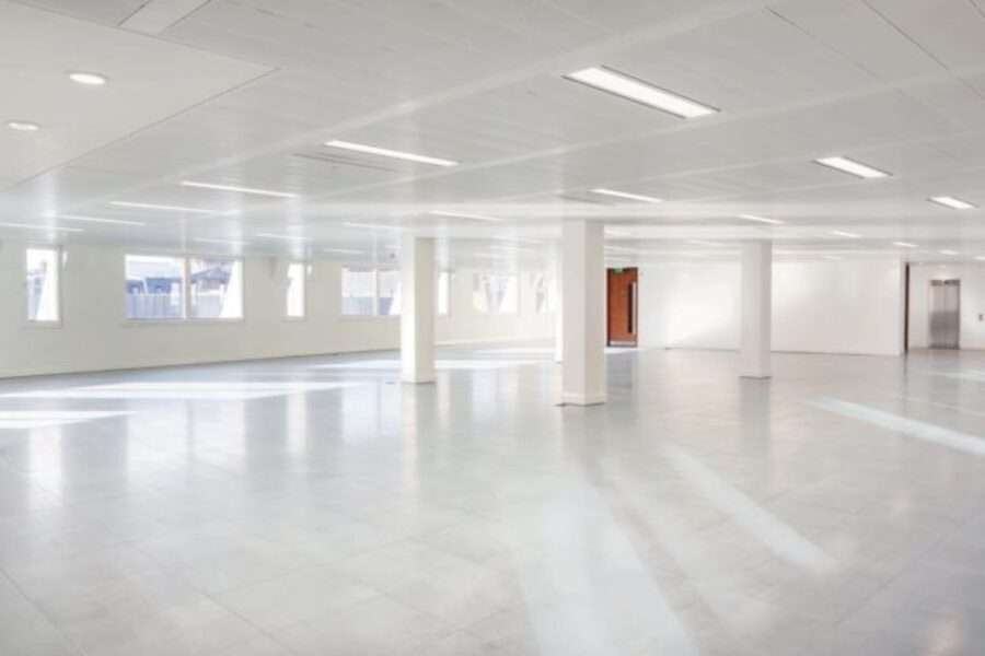 Tentants office dilapidations showing an empty office building ready for leasing