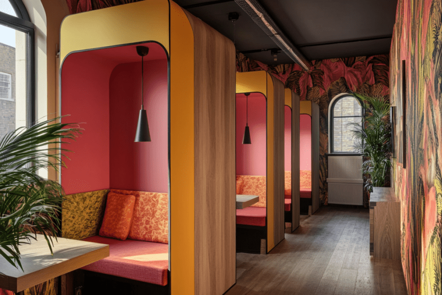 Office meeting booths