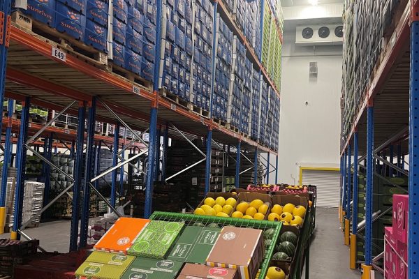 New Covent Garden Market Fruit and Veg racking