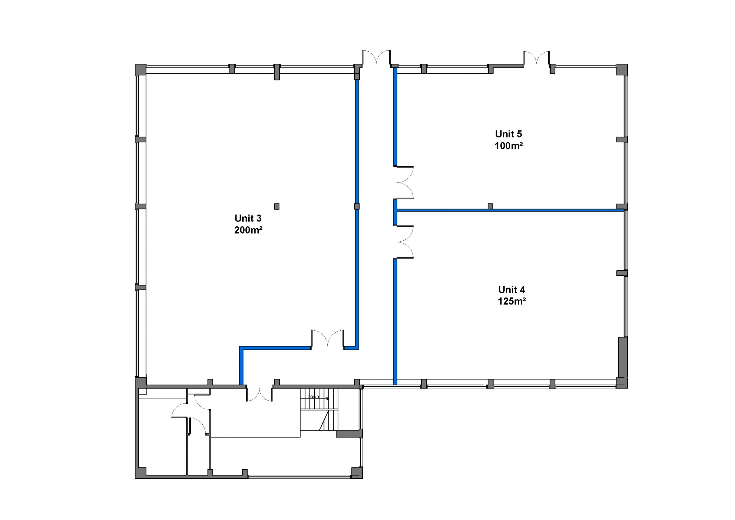 Computacenter House Office Layout showing split occupancy