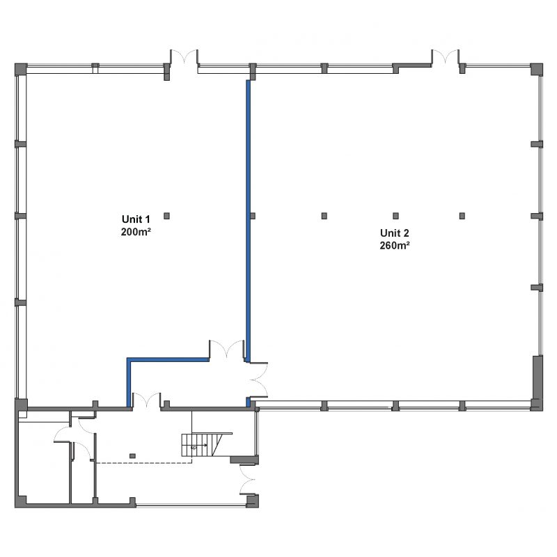 Computacenter House Office Layout showing split occupancy